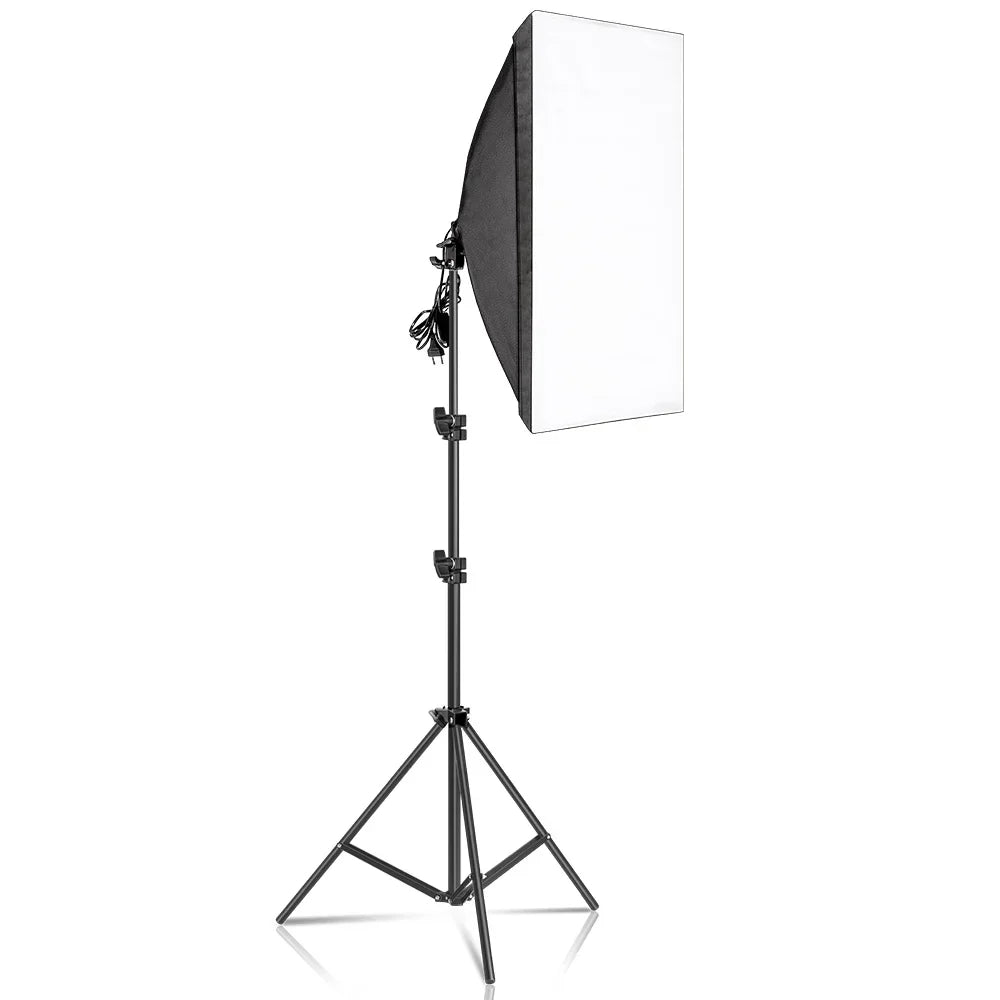 Single Holder Easy Softbox Photostudio Kit 50x70cm