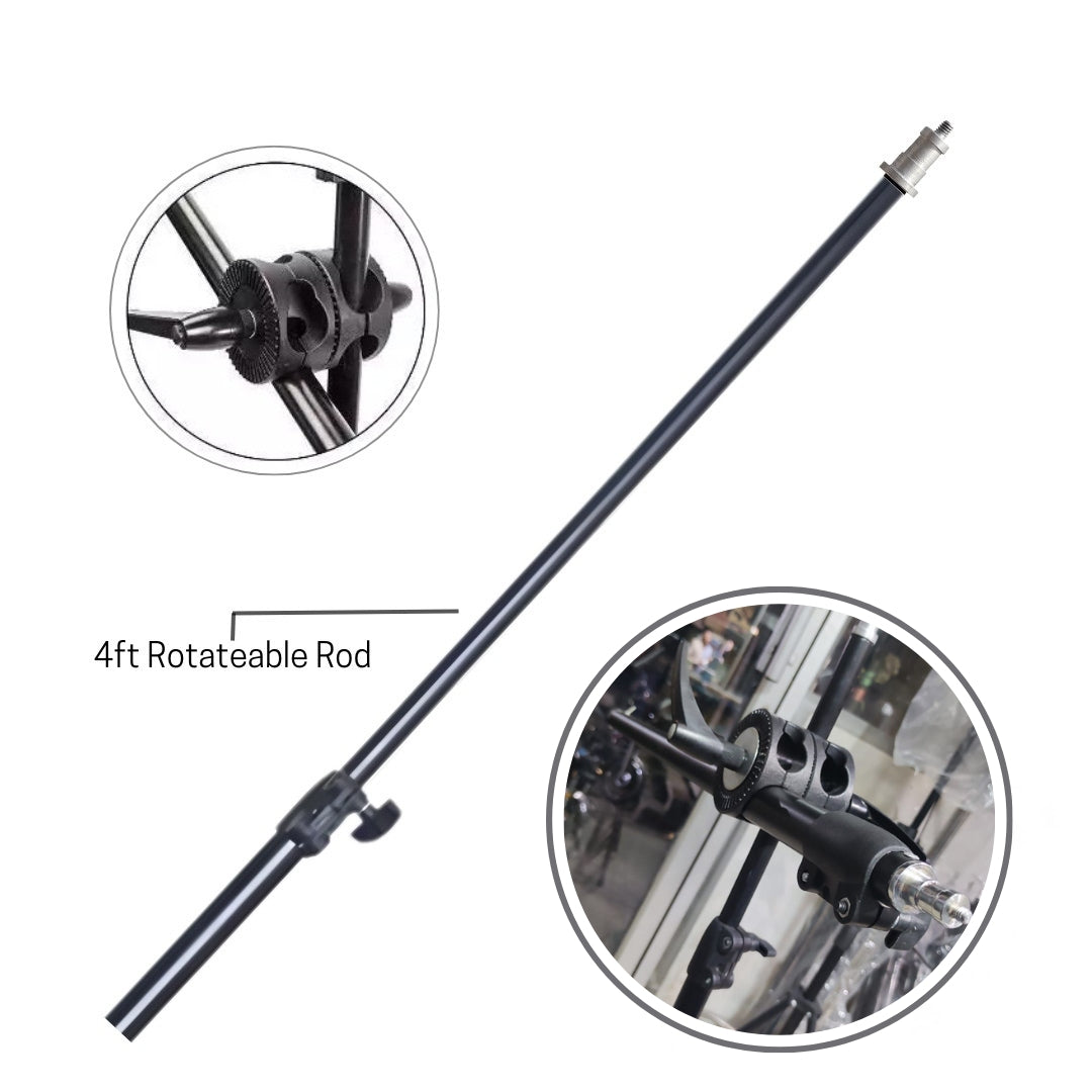 4ft Overhead Boom Arm Stand for Mobile Video & Podcasting