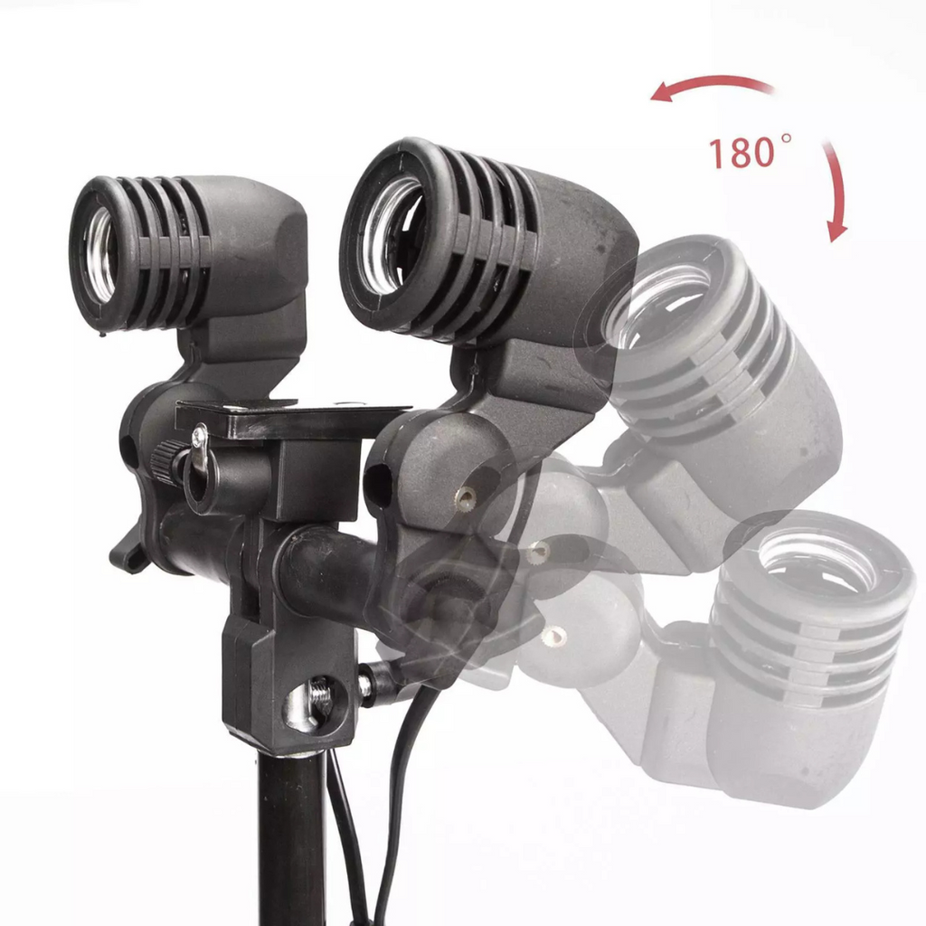 Double Bulb Umbrella Holder For Studio Lights| Photographers|Youtubers