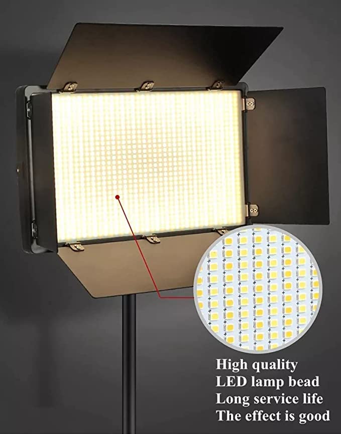 37 W Varicolor LED 520 Video Light (Battery Powered) for YouTube & Reels