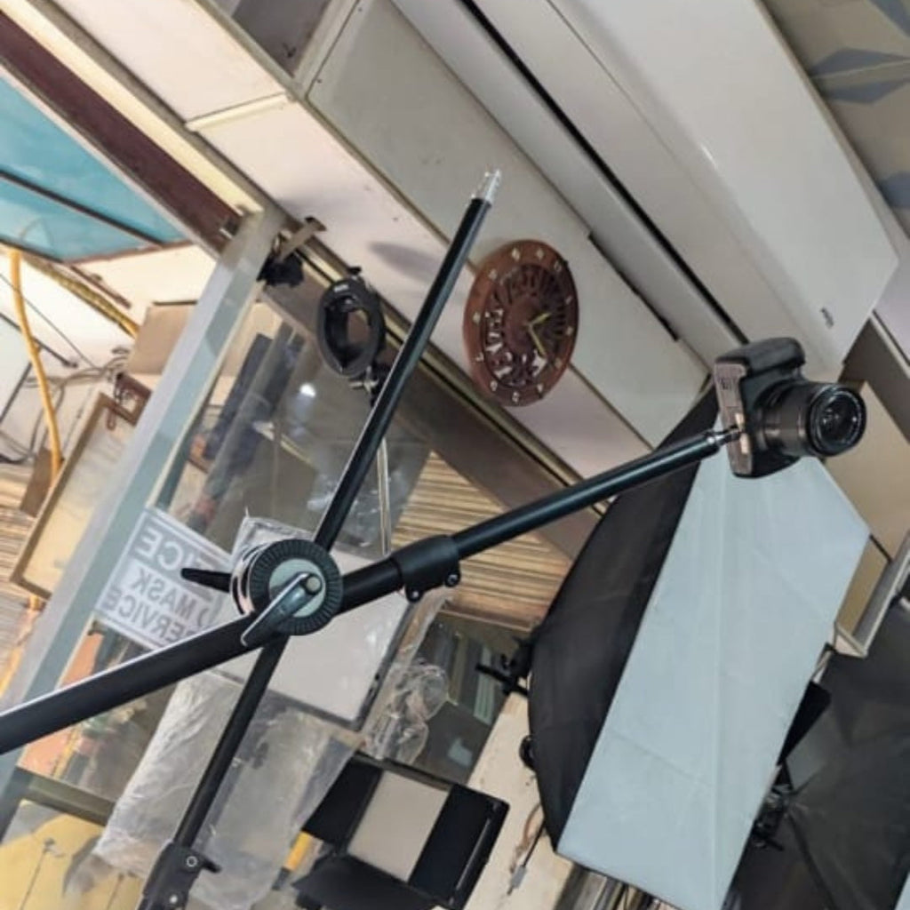 4ft Overhead Boom Arm Stand for Mobile Video & Podcasting