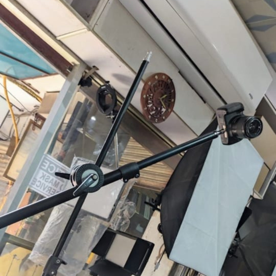4ft Overhead Boom Arm Stand for Mobile Video & Podcasting