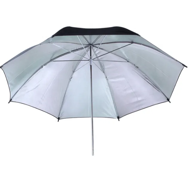 33 inch/83 cm Black/White Reflective Studio Umbrella