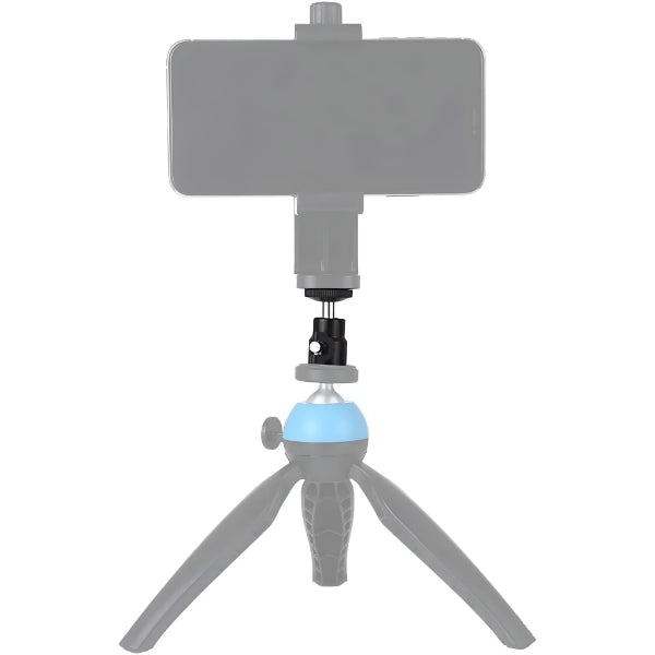 Mini Ball Head Mount for DSLR, Flash & LED Lights (360° Rotation)