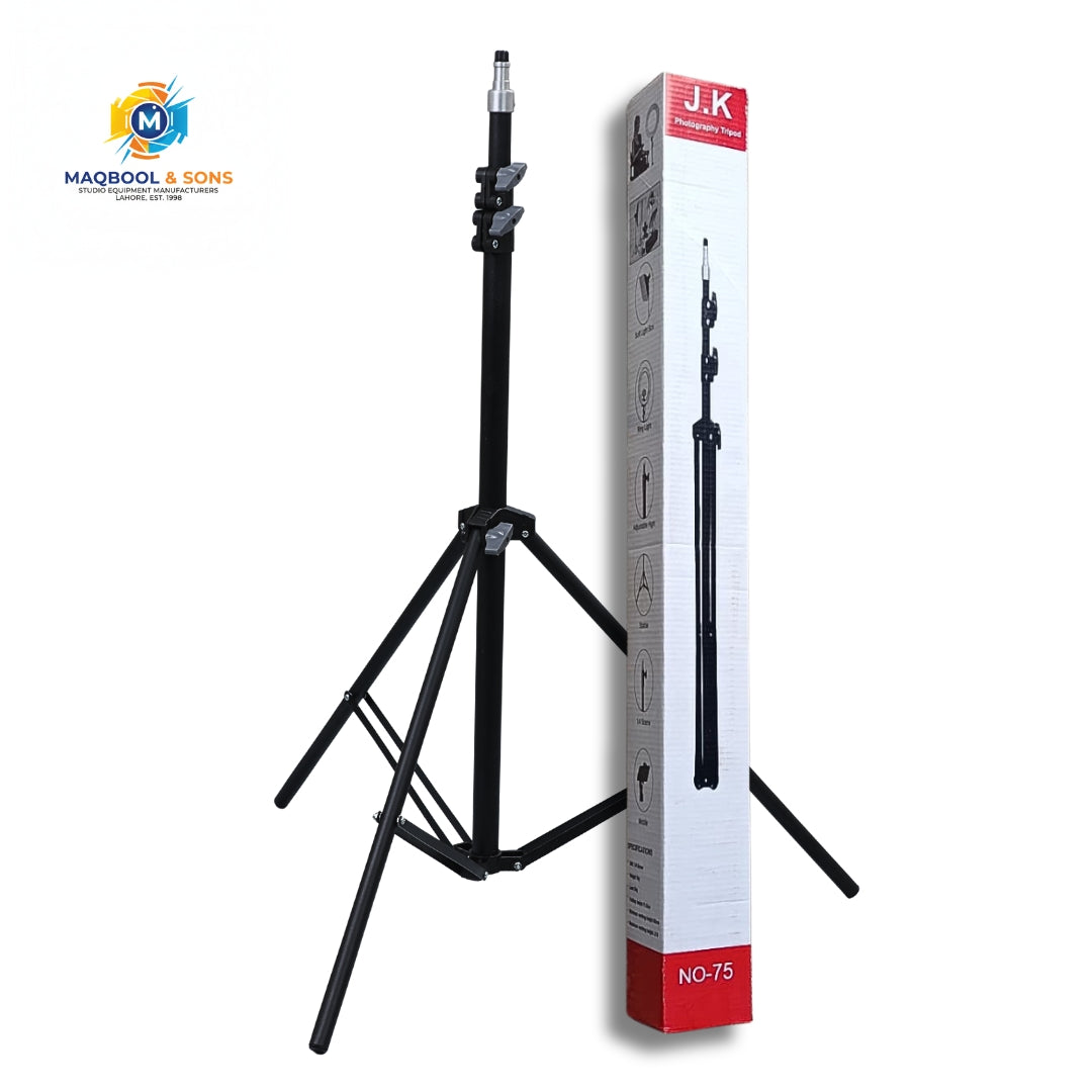 JK Professional 7-ft High Quality Tripod Light Stand for Studio And Led & Ring Lights | Maqbool & Sons